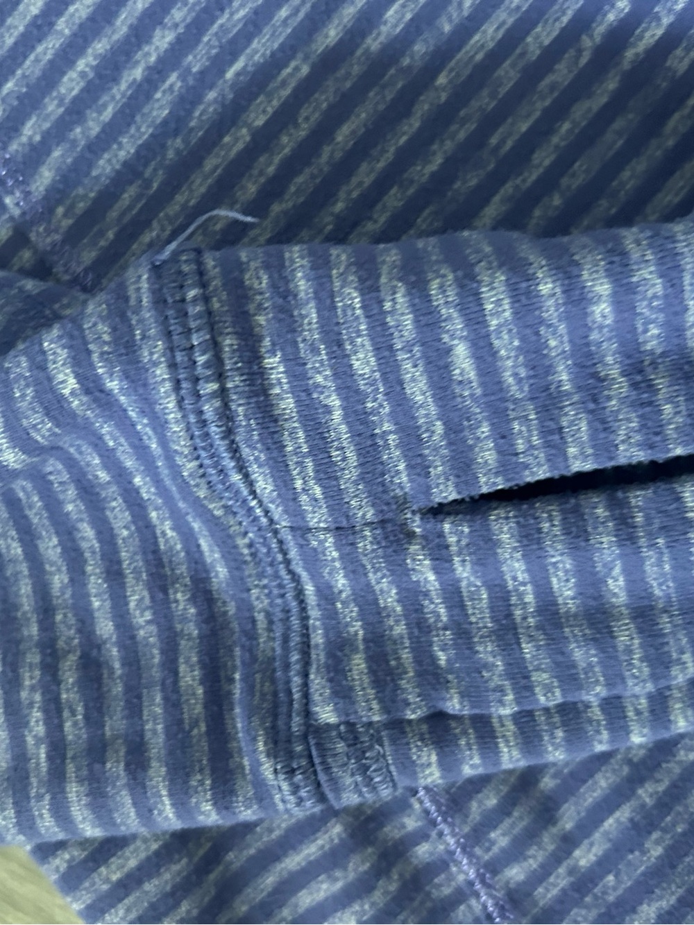 lululemon athletica Purple Striped Half-Zip Pullover - Picture 4 of 6